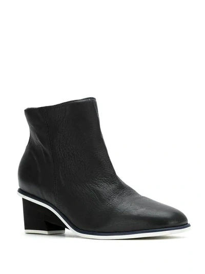 Shop Mara Mac Leather Ankle Boots In Black