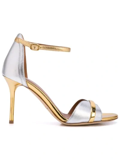 Shop Malone Souliers Honey Heeled Sandals In Gold