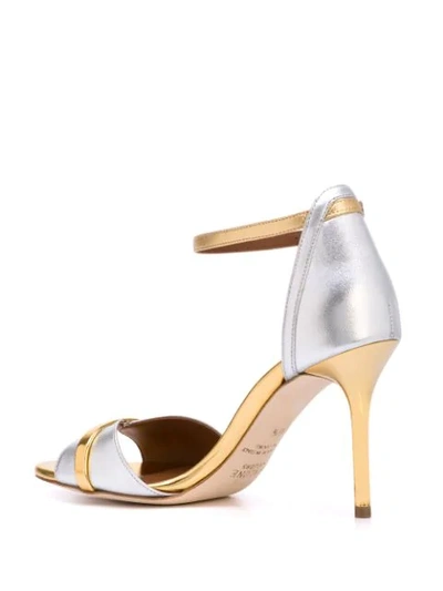 Shop Malone Souliers Honey Heeled Sandals In Gold
