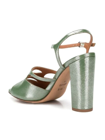 CHIE MIHARA ESTHER SANDALS - 绿色