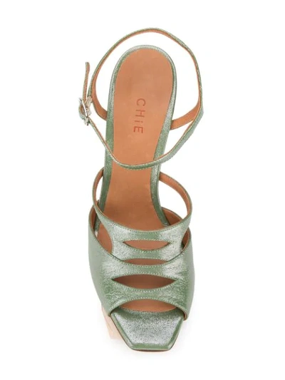 Shop Chie Mihara Esther Sandals In Green
