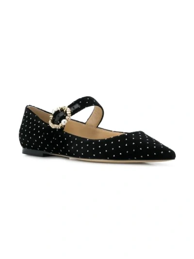 Shop Jimmy Choo Gianna Ballerinas - Black