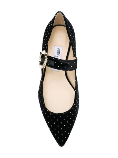 Shop Jimmy Choo Gianna Ballerinas - Black