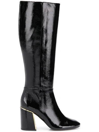 Shop Tory Burch Juliana Knee Boots In Black