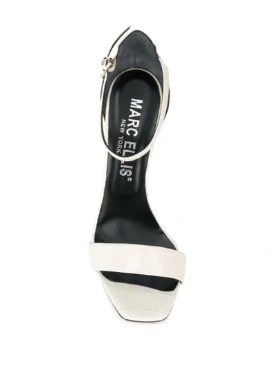 Shop Marc Ellis High Heel Stiletto Sandals In Neutrals