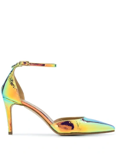 ANTONIO BARBATO METALLIC RAINBOW PUMPS - 金属色