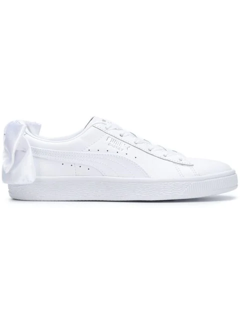 puma bow sneakers white