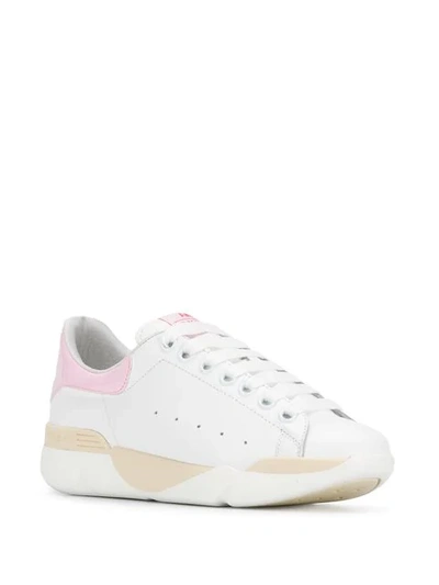 Shop Aniye By Wedge Lace Up Sneakers In White