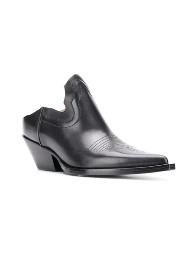 Shop Maison Margiela Slip In Black