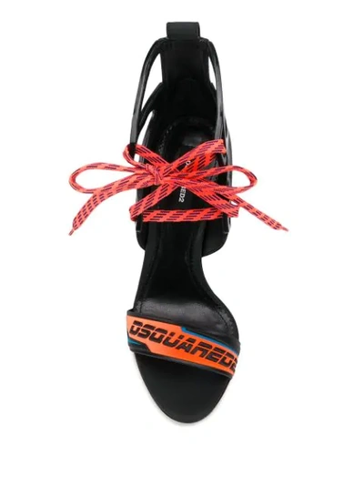 Shop Dsquared2 Bionic Sport Techno Sandals - Black