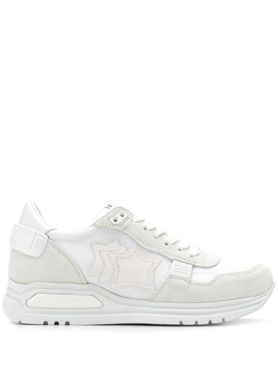 ATLANTIC STARS STAR PATCH SNEAKERS - 白色