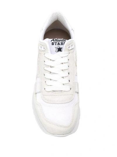 Shop Atlantic Stars Star Patch Sneakers - White