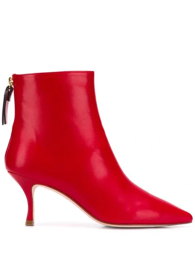 Shop Stuart Weitzman Juniper Boots In Red