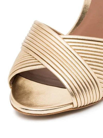 metallic gold kali champagne 100 leather sandals