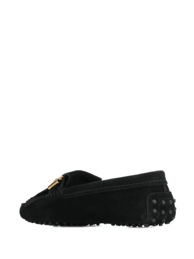 Shop Tod's Gommino Driving Shoes In Black