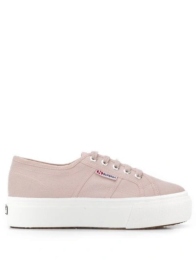 Shop Superga 2790 Platform Sneakers In Pink