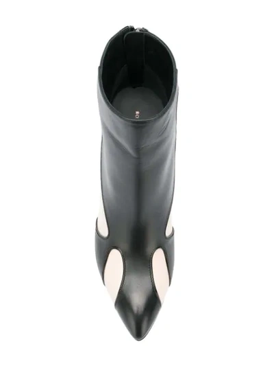 Shop Bottega Veneta Moodec Flame Boots In Black