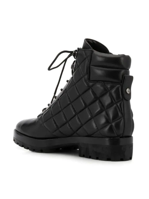 rosario leather combat boot