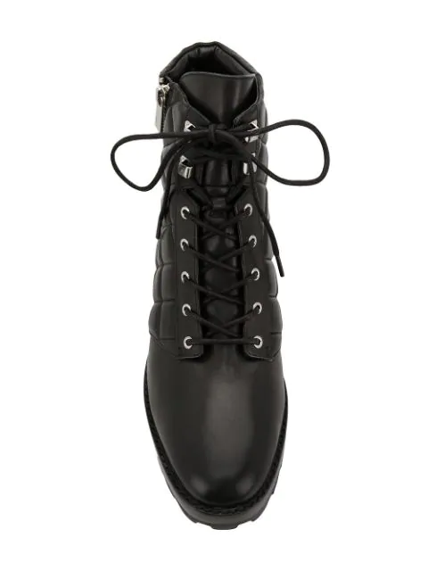 rosario leather combat boot