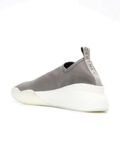 Shop Stella Mccartney Loop Sneakers In Grey