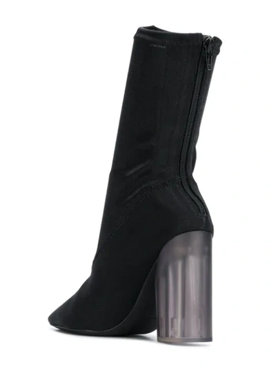 Shop Yeezy Mid-calf Boots In Black