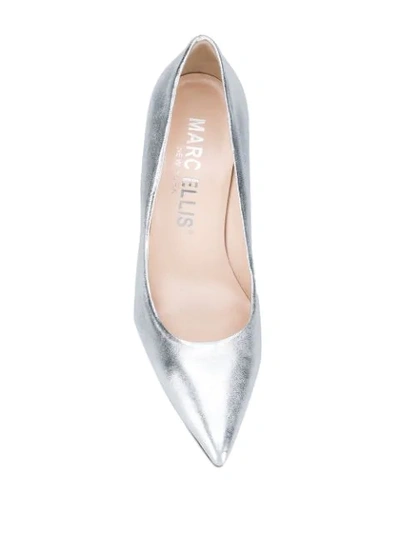 Shop Marc Ellis Vegas Pumps In Silver