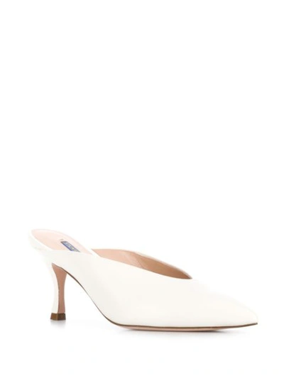 Shop Stuart Weitzman Lulah Mules - White