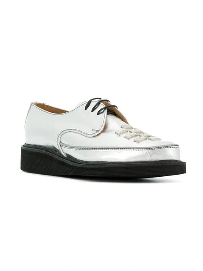 Shop Alyx Gibson George Oxford Shoes In Metallic