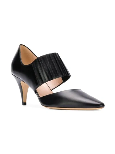 Shop Tod's Pointed Slip-on Pumps In Black