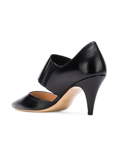 Shop Tod's Pointed Slip-on Pumps In Black
