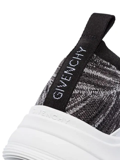 Shop Givenchy Jaw Knit Low Top Sneakers In White