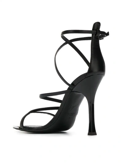 Shop Giuseppe Zanotti Hill Sandals In Black