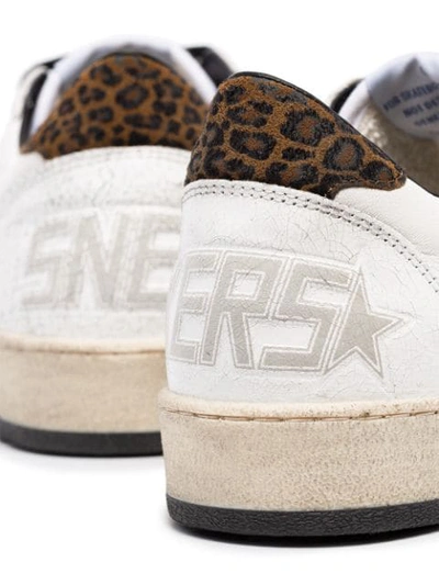 Shop Golden Goose Ball Star Low-top Sneakers In White