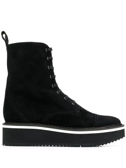 Clergerie Stiefel Mit Plateau In Black Modesens