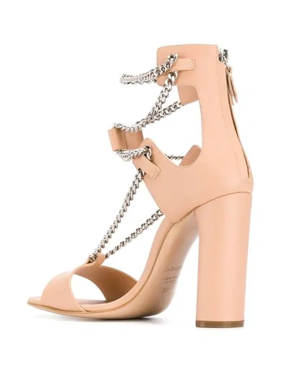 Shop Casadei Zoe Sandals In Pink