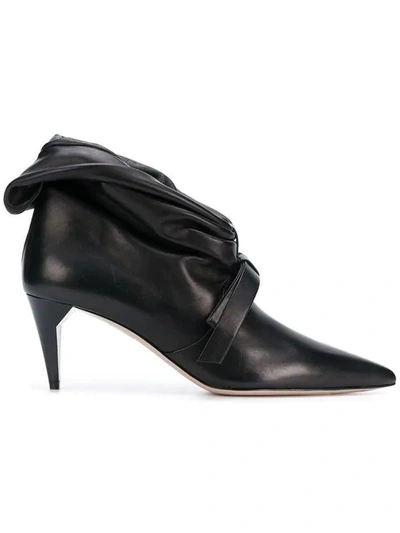 Shop Miu Miu Ankle Boots In Black