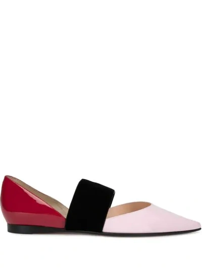 Shop Andrea Gomez Dakota Ballerinas In Pink