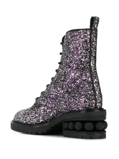 Shop Nicholas Kirkwood 'casati Pearl' Military-boots In Multicolour