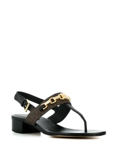 Shop Michael Michael Kors Charlton Sandals In Brown