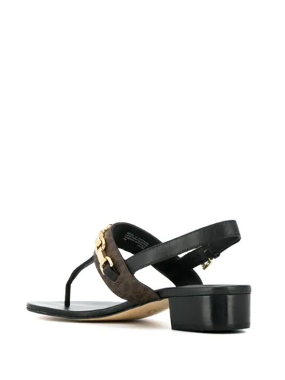 Shop Michael Michael Kors Charlton Sandals In Brown