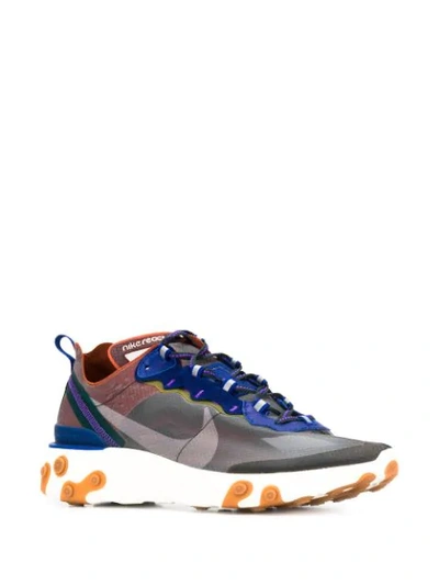 Shop Nike React Element 87 Sneakers In Grey