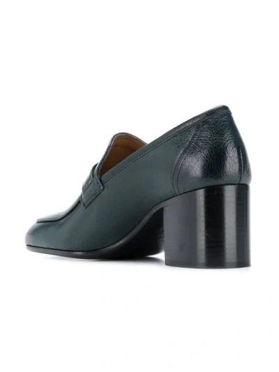 Shop Laurence Dacade Tracy Loafer Pumps In Teal
