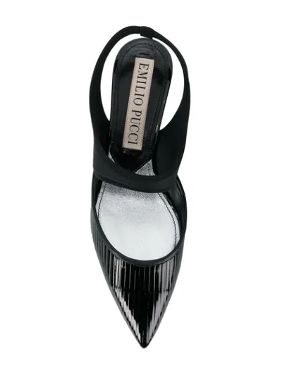 Shop Emilio Pucci Slingback Pumps In Black