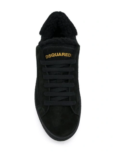Shop Dsquared2 Low Top Lace In Black