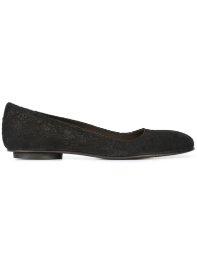 Shop Barny Nakhle 'ben 6' Ballerinas In Black