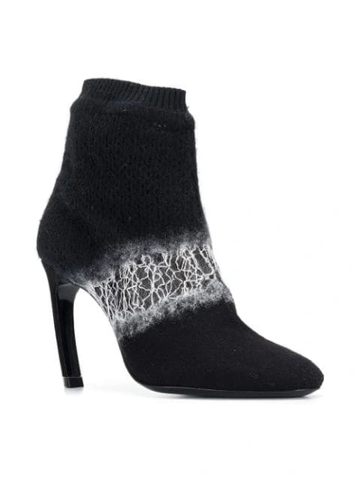 Shop Nicholas Kirkwood Kim Sock Ankle Boot In Black