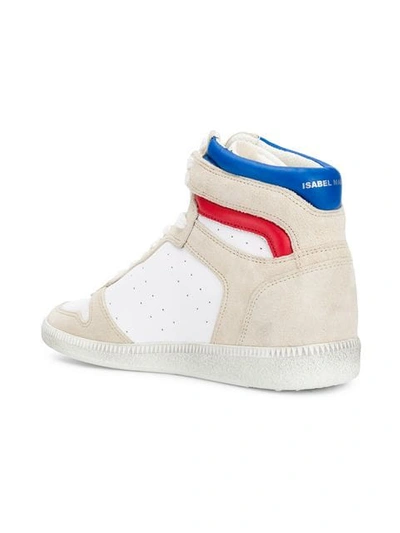Shop Isabel Marant Bayten Sneakers In 20wh  White