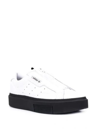 Shop Adidas Originals Hypersleek Sneakers In White
