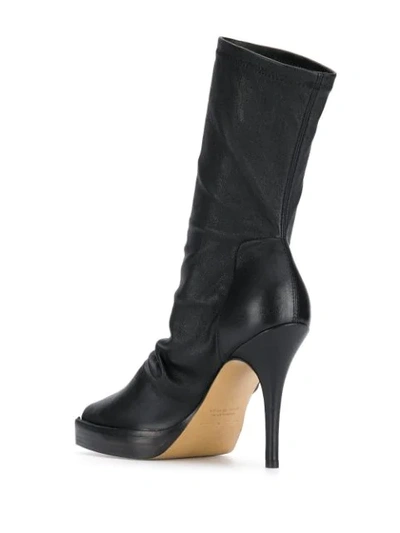 Shop Rick Owens High Heeled Boots In Black