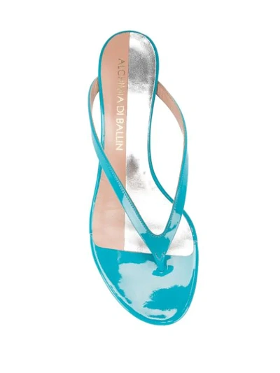 ALCHIMIA DI BALLIN 多带设计凉鞋 - 蓝色